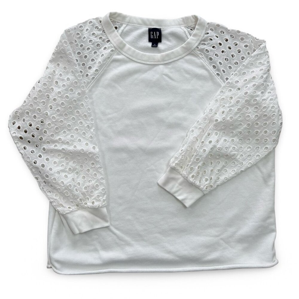 Gap Sweatshirt White‎ Women’s Small